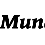 Mundo Serif