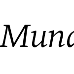 Mundo Serif