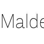 Malden Sans