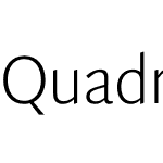 Quadraat Sans