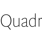 Quadraat Sans