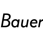 Bauer Grotesk W1G