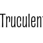 Truculenta 72pt Condensed