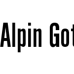 Alpin Gothic No 1 Cg