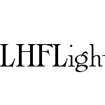 LHFLightFaceRoman