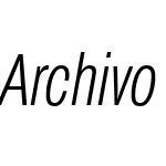 Archivo ExtraCondensed