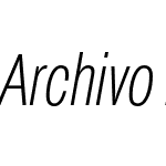 Archivo ExtraCondensed