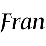 FrancoisMediumItalic