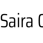 Saira Condensed