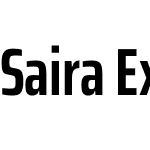 Saira ExtraCondensed