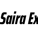 Saira ExtraCondensed