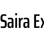 Saira ExtraCondensed