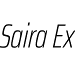 Saira ExtraCondensed