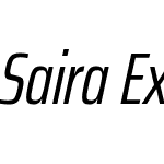 Saira ExtraCondensed