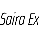 Saira ExtraCondensed