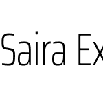 Saira ExtraCondensed