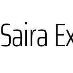 Saira ExtraCondensed