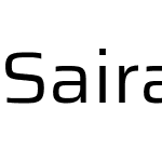 Saira SemiExpanded