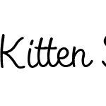 KittenSlantW03-Monoline