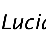 LucidaGrandeW05-Italic