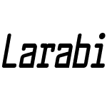 LarabiefontW05-CompBoldIt