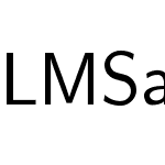 LMSans12