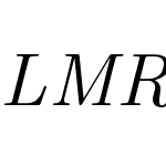 LMRoman9