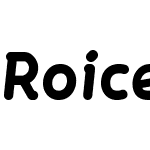 Roice-BlackItalic