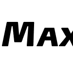 MaxLF-BlackItalicSC