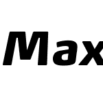 MaxTF-BlackItalic