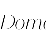 Domaine Sans Display Test