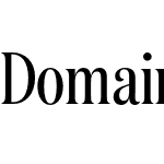 Domaine Display Condensed Test