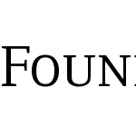 FoundryFormSerif