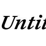 Untitled Serif Test