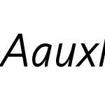 AauxPro-RegularItalic