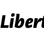 LibertadW05-ExtraBoldItalic