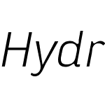 HydraText-LightItalic