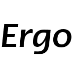 ErgoHebrewW05-MediumItalic