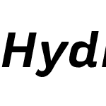 HydraText-BlackItalic