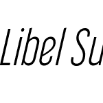 LibelSuitW05-LightItalic