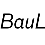 BauLF-RegularItalic