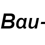 Bau-MediumItalic