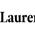 LaurentianW04-BoldCondensed