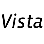 VistaSansRegItalic