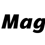 MagnumSansW05-HeavyItalic