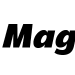 MagnumSansW05-BlackItalic