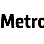 MetronicProCondensedW10-Bd