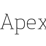 Apex Serif Light