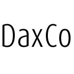 DaxCondensed