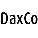 DaxCondensed